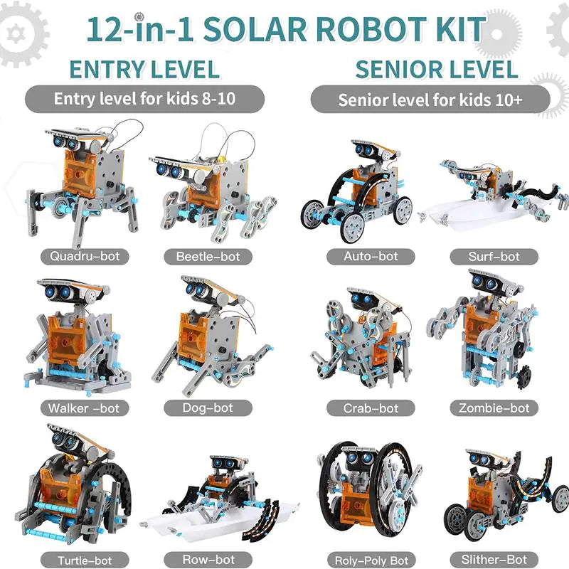 SolarBot™ - 12 in 1 Young Science Kit